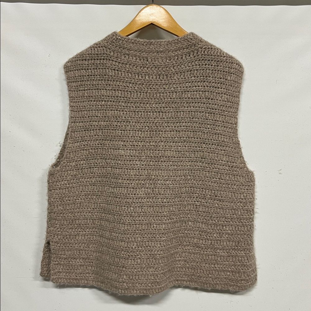 Eileen Fisher Ultra Soft Peruvian Knit Sweater Vest Baby Alpaca Women’s M - Picture 6 of 6